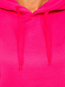 Mujeres de lana gruesa relajada Super suave peso pesado sudaderas con capucha de gran tamaño con bolsillo de canguro mujeres pulóver sudaderas con capucha - Product Image 5