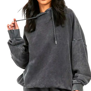 Conjunto de Sudadera con Capucha y Pantalones Deportivos Unisex, 100% Algodón, Felpa, Tallas Grandes, Traje Deportivo de Invierno, Impresión Personalizada, Secado Rápido, Resistente al Viento - Product Image 6