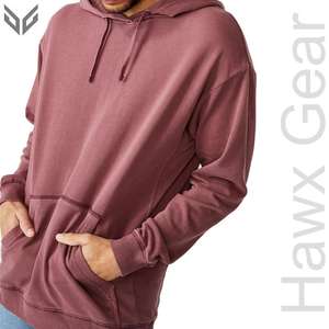 Sudadera con capucha ajustada de alta calidad para hombre, último diseño, interior forrado, patrón sólido, técnica teñida lisa, diferentes colores, lo mejor - Product Image 2