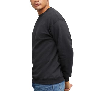 Sweat-shirt à col rond de haute qualité 400 Gsm, poids lourd, en coton molletonné, sweat-shirts personnalisés avec broderie imprimée pour hommes - Product Image 1
