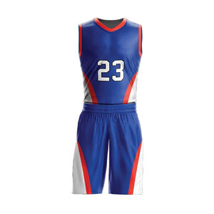 Ensemble d'uniformes de basketball unisexe personnalisé de haute qualité, sans manches, respirant, séchage rapide, polyester/maille, logo imprimé, nom d'équipe personnalisé - Product Image 1