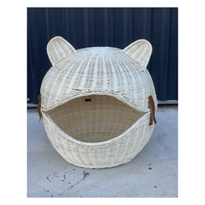 Maison confortable pour animaux de compagnie en rotin de haute qualité nouveau Design motif animal prix compétitif fait à la main au Vietnam - Product Image 4
