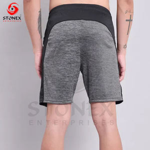 กางเกงขาสั้นผู้ชายทรงหลวมสไตล์วินเทจชายหาดยิมกลางแจ้งพิมพ์ลายออกแบบได้ตามต้องการ - Product Image 3