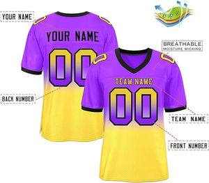 Camisetas de fútbol americano de poliéster 100%, camisetas de malla personalizadas, camisetas sublimadas impresas con tu nombre, camiseta informal con número de equipo para hombres - Product Image 4