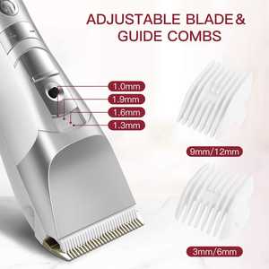 Tondeuse à cheveux électrique USB portable, rasoir filaire, kit de coupe de cheveux pour adultes et enfants, IPX7, kit de toilettage de la barbe - Product Image 4