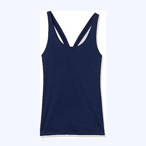 Chaleco de tirantes para gimnasio con espalda de corredor para mujer, ropa deportiva, camiseta sin mangas para Yoga y Fitness, chaleco de secado rápido con cuello en U para mujer - Product Image 6
