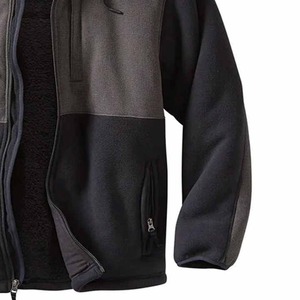 Sweatshirts avec logo personnalisé OEM Sweat-shirt à capuche zippé en molleton de coton mélangé avec cordon de serrage dans un nouveau style - Product Image 3