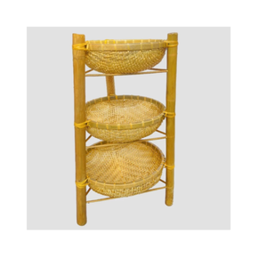 Organisateur de plateau décoratif en bambou fabriqué au Vietnam, parfait pour service à thé, salle de bain ou présentoir à bijoux - Product Image 2