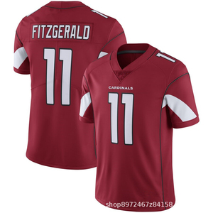 Personalizado Adulto Unisex Fútbol Americano Jersey Conjuntos Transpirable Equipo Uniforme Impreso Logo Tallas grandes Manga Corta 100% Poliéster - Product Image 4