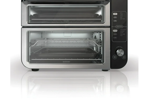 ORIGINAL 0-in-1 Countertop Double Oven with FlexDoor 2 Level Cooking <b>Air</b> Fry Bake - Product Image 2