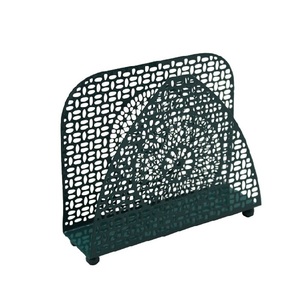 Diseños elegantes Servilletero de hierro y metal duradero Soporte para pañuelos Logotipo personalizado Diseño moderno Tamaños personalizables para decoración de pasteles - Product Image 1