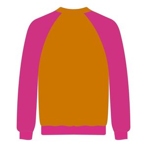 Delta Psi Rho Sorority Raglan Sleeve Crewneck Sweatshirt Gold Cotton Poly Founding Year 2020 Jumper Greek Life Casual Apparel - Product Image 3