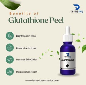 Sérum exfoliant pour le visage Dermasky Glutathione & Acide Kojique 30 ml, marque privée, pour éclaircir le teint et corriger les taches brunes - Product Image 2