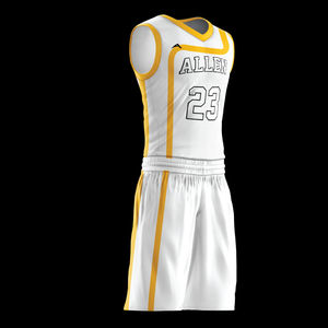 Uniforme de Baloncesto Transpirable Personalizado 2026, Diseño de Talla Grande, Logotipo del Equipo, Impresión por Transferencia de Calor, Conjunto de Jersey Cosido, Cómodo - Product Image 4
