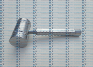 Martillo Quirúrgico de Hueso con Cabeza Pesada de 3LB, Martillo Ortopédico O/L de 8.6'' - Product Image 5