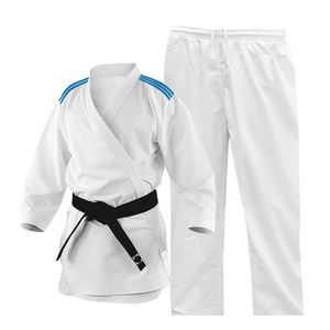 Prix raisonnable uniformes de karaté fabriqués en 100% coton matériel de haute qualité faites votre propre conception combat porter uniforme de karaté - Product Image 1