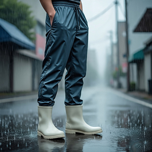 Pantalones de lluvia impermeables para hombre, ropa de calle ligera de nailon, pantalones cortavientos para hombre, pantalones cortavientos personalizados para hombre - Product Image 3