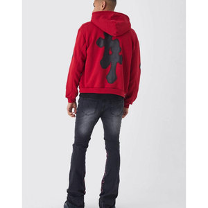 Sweat à capuche surdimensionné pour homme de qualité supérieure, tissu et design personnalisables, respirant et confortable - Product Image 5