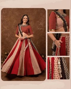 Lehanga Choli traditionnel indien de Style Navratri avec une fantaisie lourde Duptta exclusive tenue de fête de mariage la plus vendue pour les femmes fille - Product Image 1