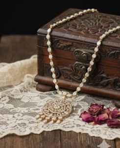 สร้อยคอเพชรสวิสสีทองสำหรับงานปาร์ตี้เครื่องประดับคุณภาพสูงสำหรับผู้หญิงทำมือระดับพรีเมียม - Product Image 1