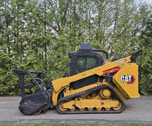 Chargeuse compacte sur chenilles CAT, attache broyeur forestier, chargeuse frontale, chargeuse-pelleteuse, capacité nominale de 4 tonnes, 92 kW - Product Image 4