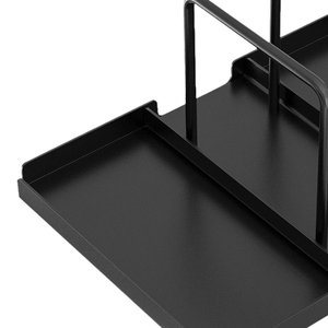 Space-Saving Metal Napkin Dispenser <b>Spice</b> <b>Jar</b> Rack Black Home Tabletop Countertop Countertop Convenient Standing Tissue Boxes - Product Image 4