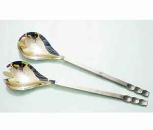 ชุดช้อนส้อมมีด้ามจับกระดูกเครื่องครัวชุดเครื่องใช้ในครัวเครื่องใช้ในครัวของใช้ในครัวเรือนเครื่องครัว18/8ตามต้องการ - Product Image 4