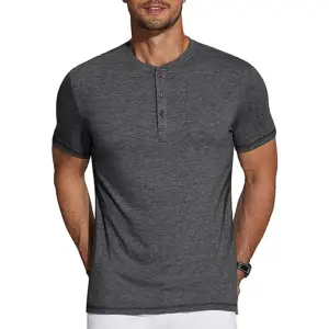Plus Size Dark Grey T Shirts Print Logo Vintage T-Shirt Voor Mannen Custom Zuur Wassen T-Shirt 100% Katoen T-Shirt