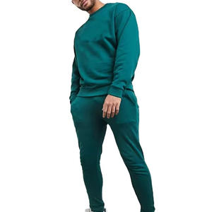 Conjunto de chándales de Jersey unisex personalizados, sudaderas con capucha de lana de algodón 100%, chándal liso para hombre, chándal estampado de talla grande - Product Image 4