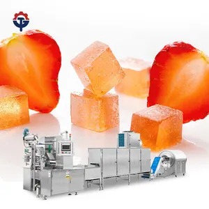 TG highest safety standards Gummies jelly candy bear making machine depositor equipment production line