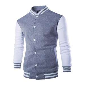 High Quality Custom Print Logo Baseball Varsity Jacket for Men Black Plain Polyester CollegeBaseballjacket for men DDP Shipping - Product Image 5