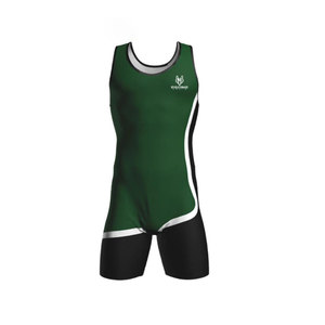 เสื้อกล้ามมวยปล้ำที่มีช่องเปิดขากันลื่นและผิวเรียบสำหรับการแข่งขันเสื้อกล้ามมวยปล้ำชาย - Product Image 5