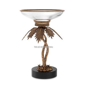 Bol fantaisie en métal aluminium plaqué or avec écrou intérieur en verre et bol à chocolat bol japonais gratuit - Product Image 5