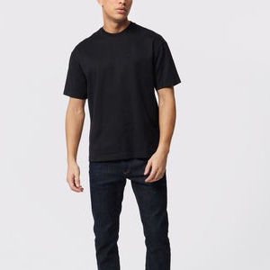 T-shirt unisexe en coton organique lourd personnalisé de haute qualité pour hommes T-shirt imprimé en relief en 3D avec épaules tombantes 2025 - Product Image 2