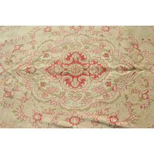 Turkish Vintage Rug, 6,46x9,<b>9</b> ft Rug, Red Large Plants & trees Rug - Product Image 5