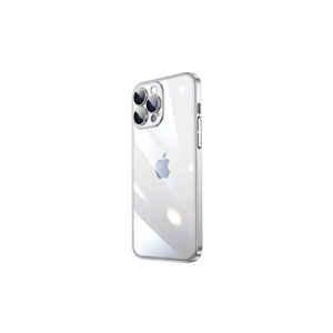 Étui de protection rigide de luxe en PC pour iPhone 13 Pro Max, série Netzy SAFA Riksos, antichoc, cadre argenté, emballage de vente au détail inclus - Product Image 1