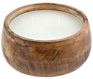 Bol en bois fait main avec bougie en forme de cœur pour décoration de Noël avec prix de gros et qualité supérieure du fournisseur indien - Product Image 5