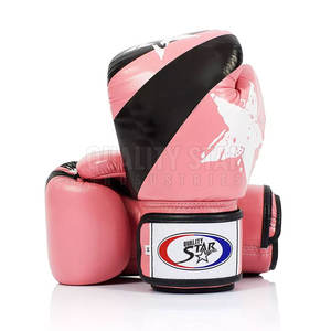 Guantes de boxeo con logotipo personalizado Suministro directo de fábrica 8/10/12/14oz Cuero PU para artes marciales - Product Image 1