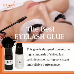 Pegamento para extensiones de pestañas individuales Korea H2 Fast Dry 2S, adhesivo negro fuerte con etiqueta privada de embalaje personalizado - Product Image 2