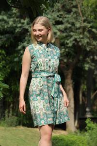 Vestidos informales elegantes largos de verano personalizados para mujer 2024 vestido floral sin mangas para mujer vestido largo Maxi para mujer - Product Image 4