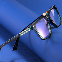 Montures de lunettes carrées tendance personnalisées, lunettes anti-lumière bleue assorties à des lunettes de myopie, montures de lunettes TR90