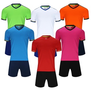 Nuevo estilo, uniforme de fútbol personalizado de secado rápido, transpirable, multicolor, diseños personalizados, kit de fútbol en blanco - Product Image 3