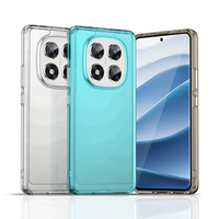 Coque de téléphone portable souple antichoc en TPU couleur unie avec boutons pression, protection intégrale Candy Back pour Redmi Note 14 13 12