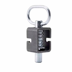 Ensemble de verrouillage de porte de remorque utilitaire à loquet à ressort en acier à souder de 5/8 pouces - Product Image 1