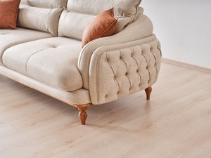 Sofá Cama Reclinable Moderno de Lujo, Muebles de Tela Contemporáneos para el Hogar, Apartamento, Hotel o Villa, para Sala de Estar - Product Image 6