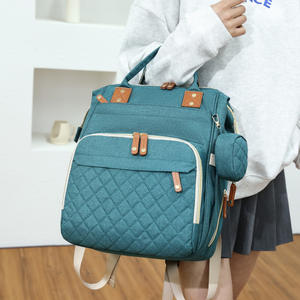 Sac à langer en nylon et sac à dos de maternité avec port USB pour les soins de la mère et du bébé - Product Image 5