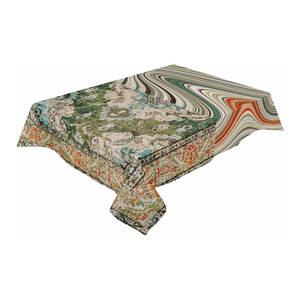 Proveedor indio bordado 100% algodón impreso Digital manteles redondos con logotipo personalizado - Product Image 5