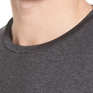 Camiseta personalizada 100% algodón Ringer para hombre, camiseta en blanco de estilo informal con cuello redondo de gran tamaño de Color sólido de alta calidad - Product Image 5