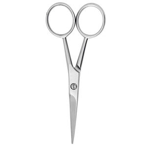 Wholesale Razor Edge Sharp <b>Beard</b> <b>Scissors</b> Hair Cutting <b>Scissors</b> Metal Steel Mustache <b>Scissors</b> For Beauty - Product Image 5
