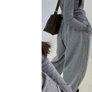 Pantalones Deportivos Holgados de Mujer para Uso Diario, con Cordón Ajustable, Cintura Elástica, Estilo Casual, Pantalones Joggers Holgados de Moda - Product Image 6